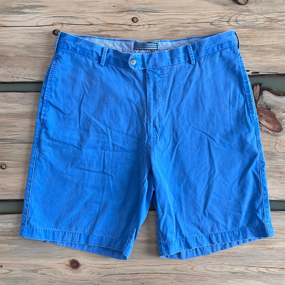 Peter Millar Flat Front Extra Soft Pima Cotton Chino Shorts